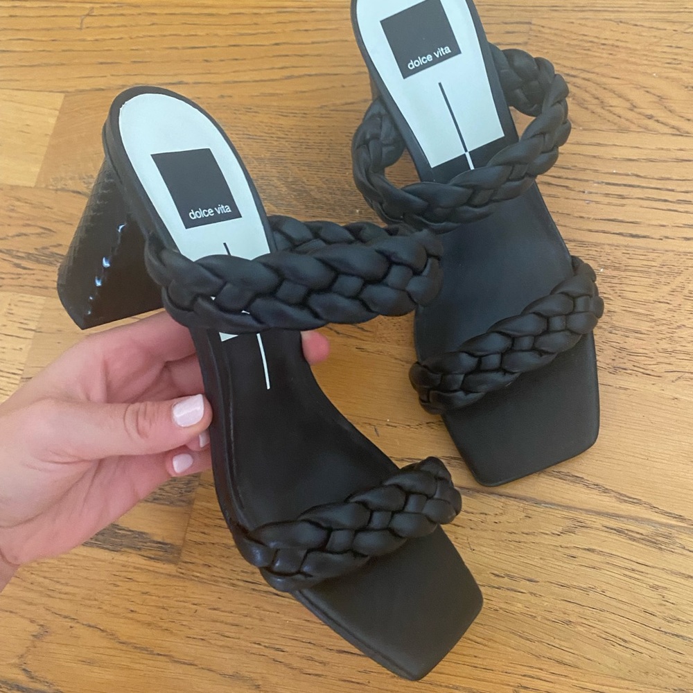 Dolce Vita Black Paily Heels